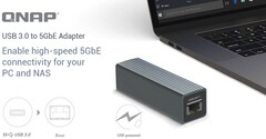QNAP QNA-UC5G1T USB 3.0 to 5 GbE adapter (Source: QNAP Newsroom)