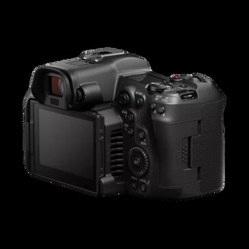 The R5 C brings a new footprint (and fans) to the EOS flagship line. (Source: Canon)