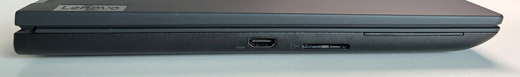 Left: HDMI 2.1, SD card reader, SmartCard reader (non-compulsory)