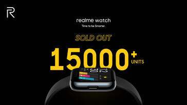 Realme Watch sold out. (Image source: @realmemobiles)