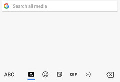 Gboard 6.9 Universal Media Keyboard search screen (Source: 9to5Google)