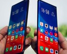 Oppo Find X on the left, new 