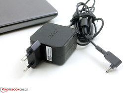 The small plug-in power supply delivers only 45 watts.
