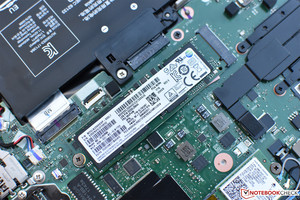 The internal NVMe SSD