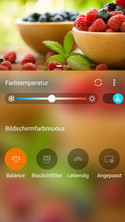 Asus ZenFone 4 Display colour adjustment settings