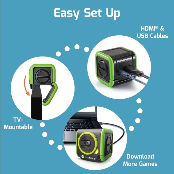 The LeapMove  is easy to set up and doesn't require an internet connection. (Image source: LeapFrog)