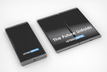Samsung Galaxy foldable based on design patent. (Source: LetsGoDigital)