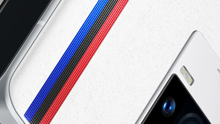 Zooming in on a recent iQOO teaser may reveal a different finish for its BMW livery this time around. (Source: Weibo via SparrowsNews)