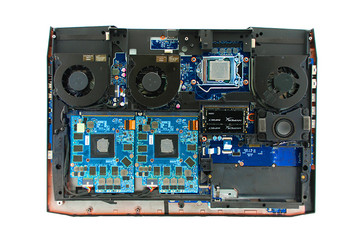 Eurocom Sky X9E3 VR Ready high-end laptop inside