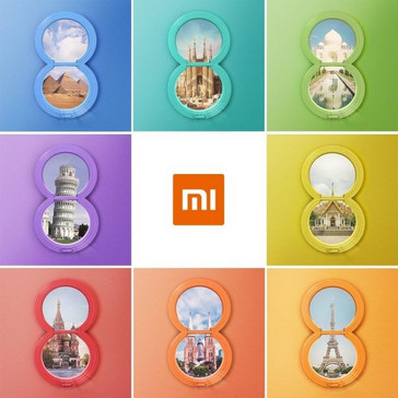 Poster showing Xiaomi Mi 8's worldwide availability. (Source: MySmartPrice)