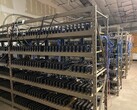Large-scale mining farms, even with current-gen cards can hit hashrates of 4 TH/s or more (Image source: Bits Be Trippin') 
