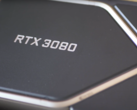 The RTX 3080 Founders Edition with its upside-down 8. (Image source: Digital Foundry)
