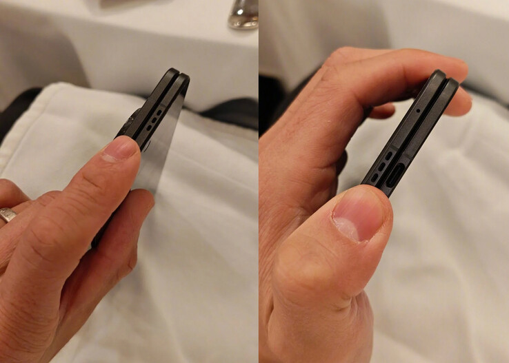 Stereo speaker setup of the OnePlus Open 2 (Image source: 陈震同学)