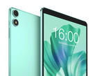 The Teclast P85T comes in a mint green finish with Android 13. (Image source: Teclast)