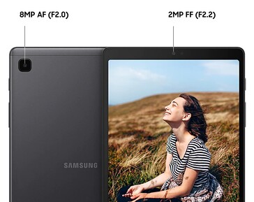 Samsung's press shots for its new budget tablet. (Source: Samsung)