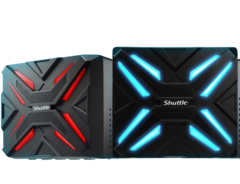 The front panel can be customized with RGB LEDs. (Source: Shuttle)