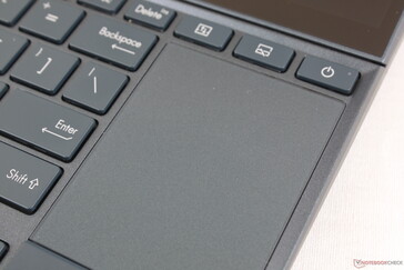 Small touchpad. There is no virtual NumPad feature unlike on some recent ZenBooks