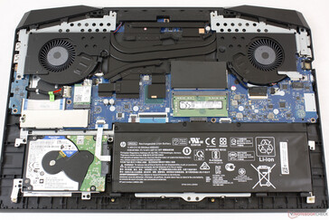 HP Pavilion Gaming 17 cooling solution