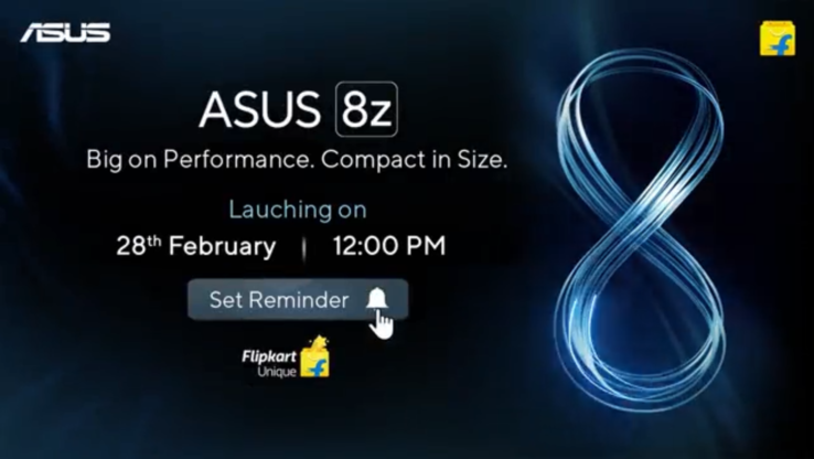 The Asus 8z is coming to Flipkart. (Source: Asus IN via Twitter)
