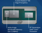 Latest Core i7-8706G Kaby Lake-G processor is almost as fast as the Core i5-8300H (Image source: Intel)