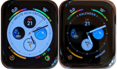 Inverting the watch dial theme
