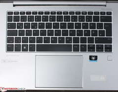 Keyboard of the Elitebook