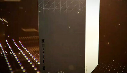 Unofficial render of the Xbox Series X rear connectors (Source: AMD CES 2020 presentation)