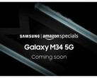 The Galaxy M34 is on the way. (Source: Amazon IN)