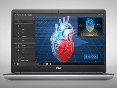 Dell Precision 7550 comes with almost everything you&#039;d expect from a mobile workstation except for full-power Quadro RTX 5000 graphics (Image source: Dell)