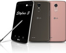 LG Stylo 3 Android phablet with MediaTek MT6750 processor