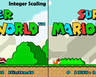 An example of integer scaling compared to its bilinear counterpart. (Source: TechPowerUp)