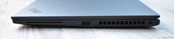 Right: smartcard reader, USB-A 3.2 Gen 1, Kensington Lock