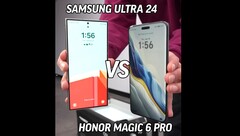 The Honor Magic6 Pro has the Samsung Galaxy S24 Ultra in its sights: Exciting camera and battery technologies. (Image: Unbox Therapy)