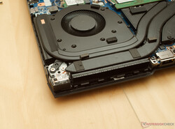 One of the two cooling elements of the Lenovo Legion 5 Pro