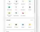The new tappable shortcuts provide convenient access to information and tools. (Source: Google)