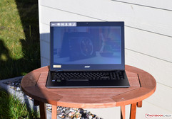 The Acer Spin 5 SP515-51GN in the sunshine