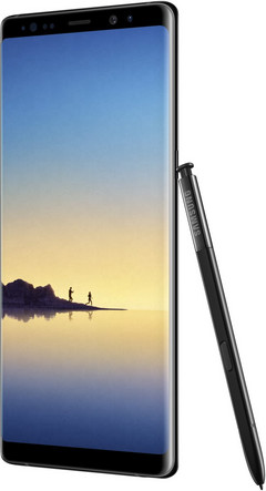 A render of the Note 8 with its stylus. (Source: @evleaks | Twitter)