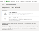 You can now get a refund for Cyberpunk 2077 on Xbox. (Source: Microsoft)