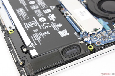 Stereo B&O speakers near front corners