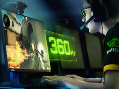 NVIDIA feels 360 Hz is the refresh rate needed for ultra-competitive gaming. (Source: NVIDIA)