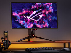 The ROG Swift OLED PG27UCDM is one of several new Gen 4 QD-OLED gaming monitors. (Image source: Asus)