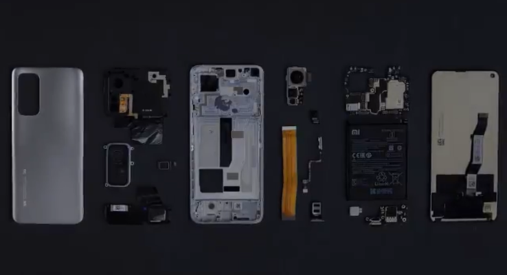 The Xiaomi Mi 10T Pro is not very repairable. (Image source: Xiaomi)