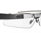 Google Glass wearable showing the heads up display. (Source: Google)