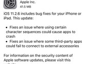 Apple has released a patch for the Indian character bug that causes severe crashes on all platforms.