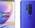 The Ultramarine Blue OnePlus 8 Pro looks great, but its price does not. (Image source: WinFuture)