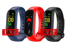 Some cheap fitness trackers have fake heart rate sensors. (Image source: CNX Software)