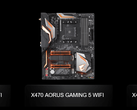 Gigabyte currently offers slim pickings for the X470 chipset. (Source: Gigabyte)