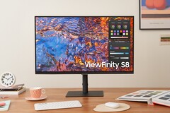 The Samsung ViewFinity S8 series will be available later this month in some markets. (Image source: Samsung)