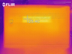 Heat development - bottom (idle)