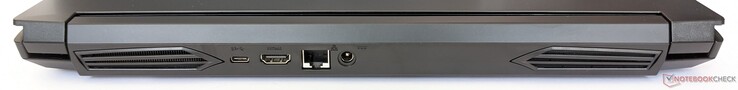 Back: 1x USB-C 3.1 Gen 2, HDMI 2.0 (with HDCP), Gigabit LAN, power supply